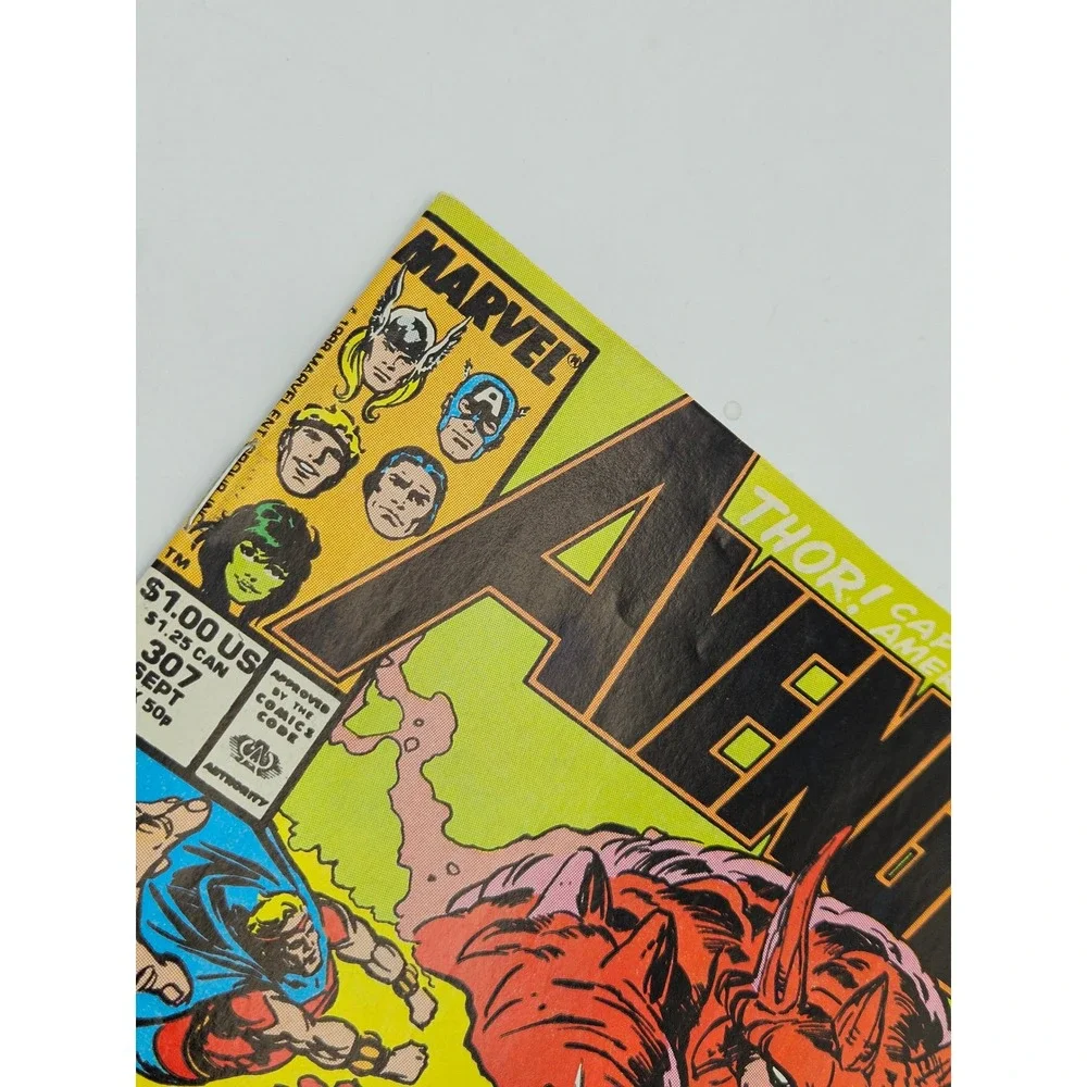 Marvel Avengers #307 Comic‎ Book 1989 Thor Captain America Quasar Eternal